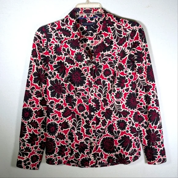 Tommy Hilfiger Floral Blouse Sz S - Picture 2 of 6